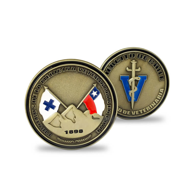 Chile Tentera 3D Challenge Coin