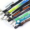 Lanyard Manufacturer Contoh Percuma Promosi Murah Custom Print Polyester Neck Lanyard Dengan Logo