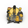 Borong logam anime pin kadbod simpsons pin lucu lencana anime comel