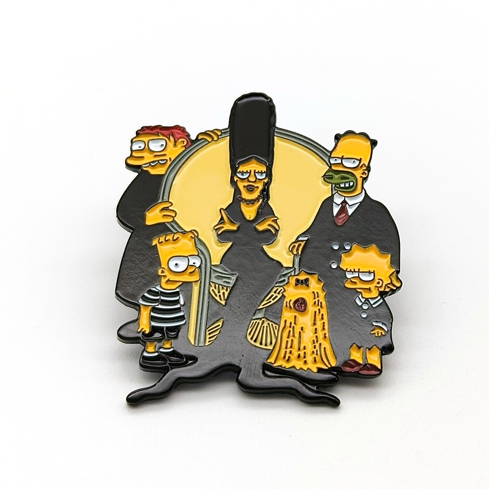 Borong logam anime pin kadbod simpsons pin lucu lencana anime comel