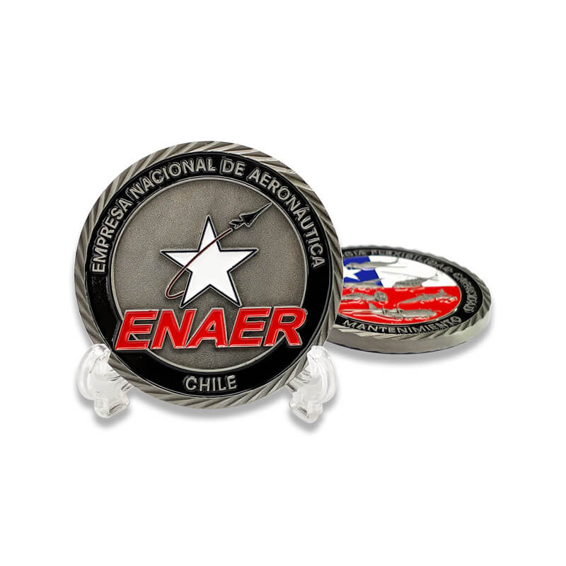 Maker Custom Chile Air Force Challenge Coin