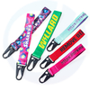 Penghantaran Kos Penghantaran Rendah Pengilang Bercetak Keychain Tali Lanyard Polyester Custom With Logo Custom