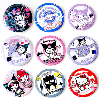 sanrio hello kitty laurel anjing berbilang bentuk & saiz lencana pin keselamatan pin