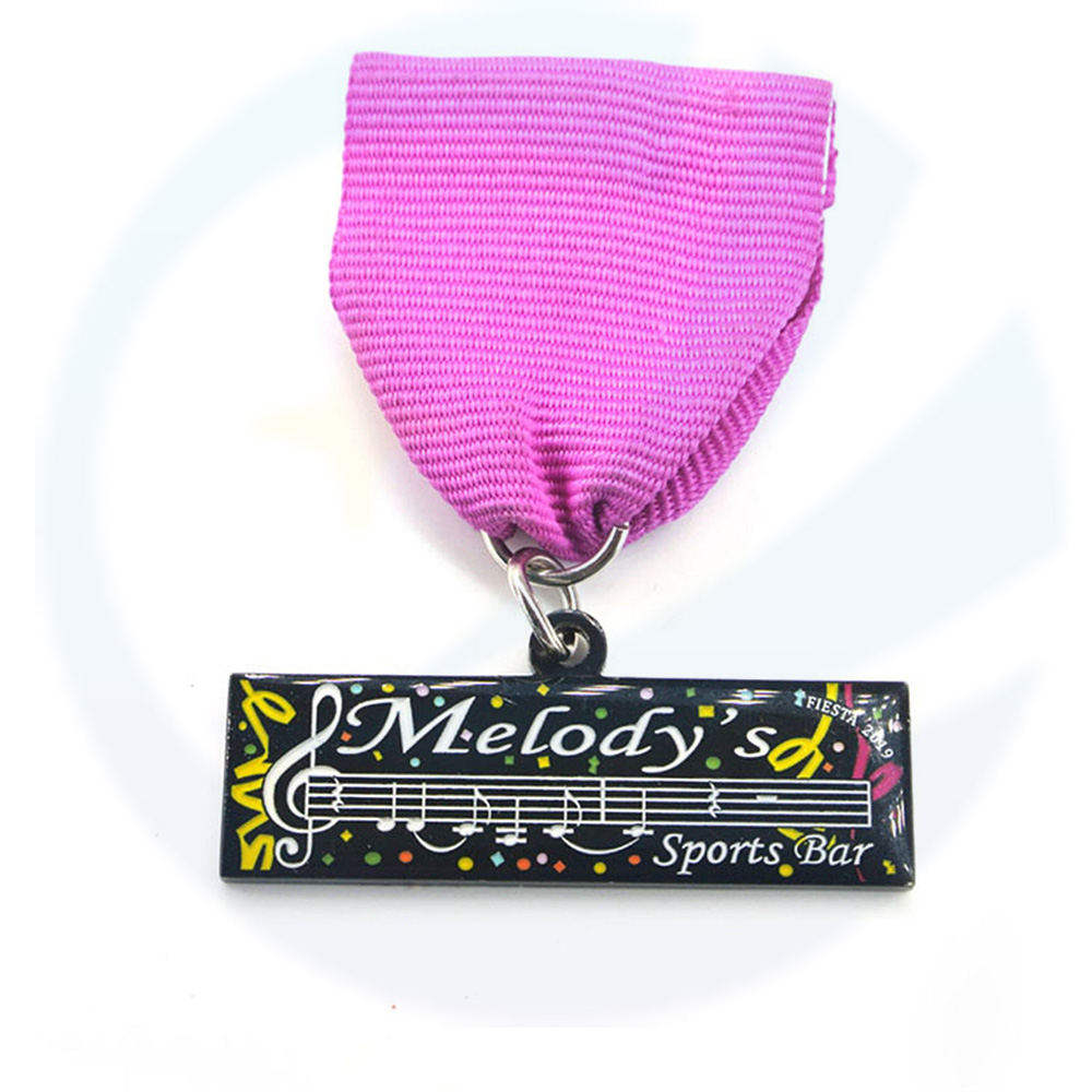 Texas Reka bentuk peribadi Fiesta Medallion Necklace Medallas Riben pendek Karnival Metal Anugerah Orden Medal of Honor Texas