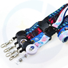 Lanyard Manufacturer Contoh Percuma Promosi Murah Custom Print Polyester Neck Lanyard Dengan Logo