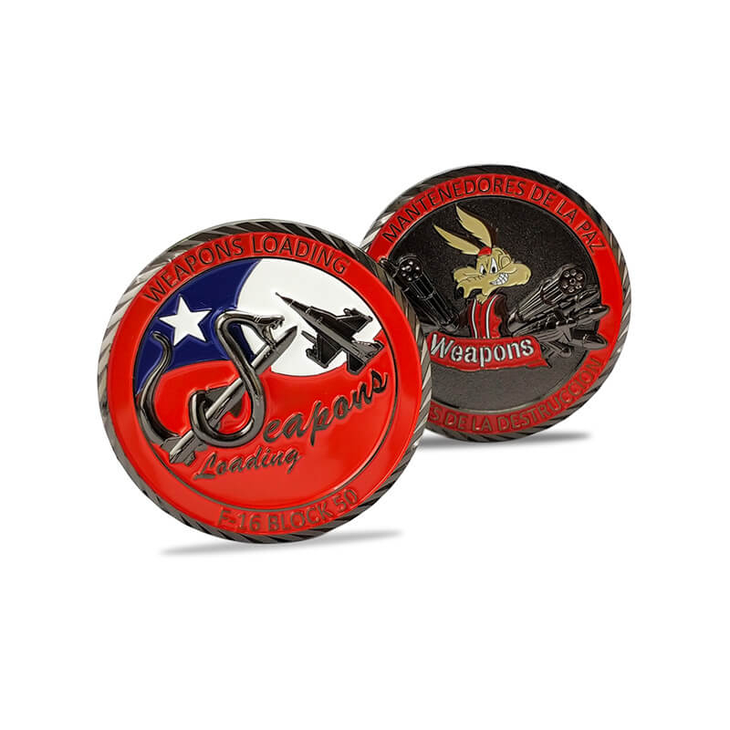 Chile Tentera 3D Challenge Coin