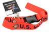 Pencetak Sublimasi Tentera Diri Promosi Polyester Lanyard Id Card Holder Lanyard Dengan Logo Custom