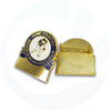 Custom Antique Gold Souvenir Badge Lapel Pin