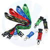 Promosi Penyejuk Anime Promosi Polyester Lanyard Id Card Holder Lanyard dengan Logo Custom