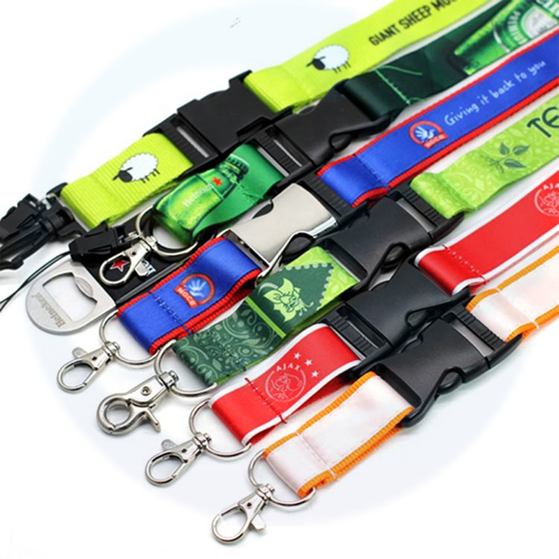 Tiada Pengilang Pesanan Minimum Murah Peribadi Alat Peribadi Percetakan Lanyard Custom Sublimation Custom With Logo Custom