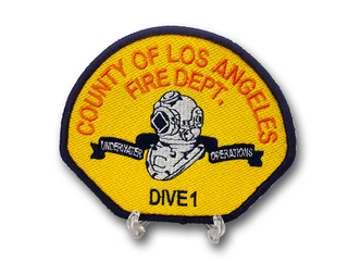 County of Los Angeles Fire Dept US Polis Bordir Polis