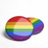 Custom Made Rainbow Gay Pride LGBT Tin Button Button Button Button