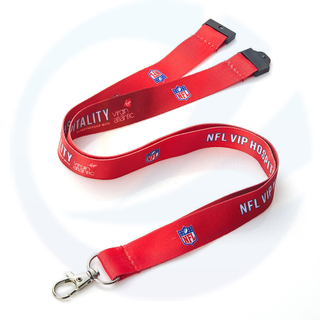 Lanyard borong dengan logo poliester custom bercetak yoyo lanyard dengan logo bercetak pemindahan haba