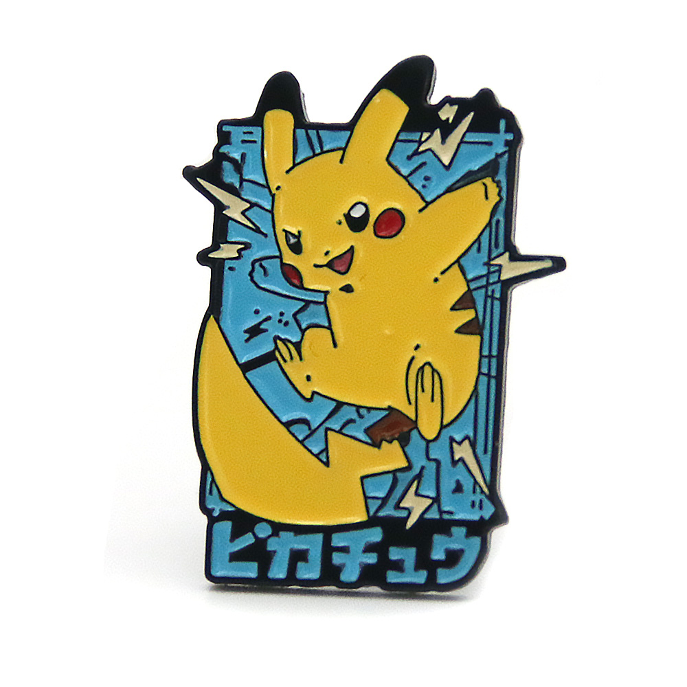 Reka Bentuk Custom Anime Pokemon Badge Haiwan Permainan Haiwan Pokemon Pikachu Pin Pin Pergi Untuk Kanak -kanak