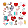 Koleksi Jantung Organ Unik Art Heart Enamel Lapel Pin Set Funny Cartoon Enamel Pin