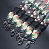 Pencetak Sublimasi Tentera Diri Promosi Polyester Lanyard Id Card Holder Lanyard Dengan Logo Custom